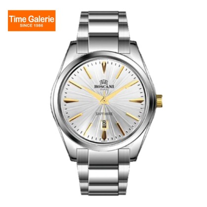 ROSCANI ROSW4539K6 Silver Dial Stainless Steel Strap Analog Men Watch